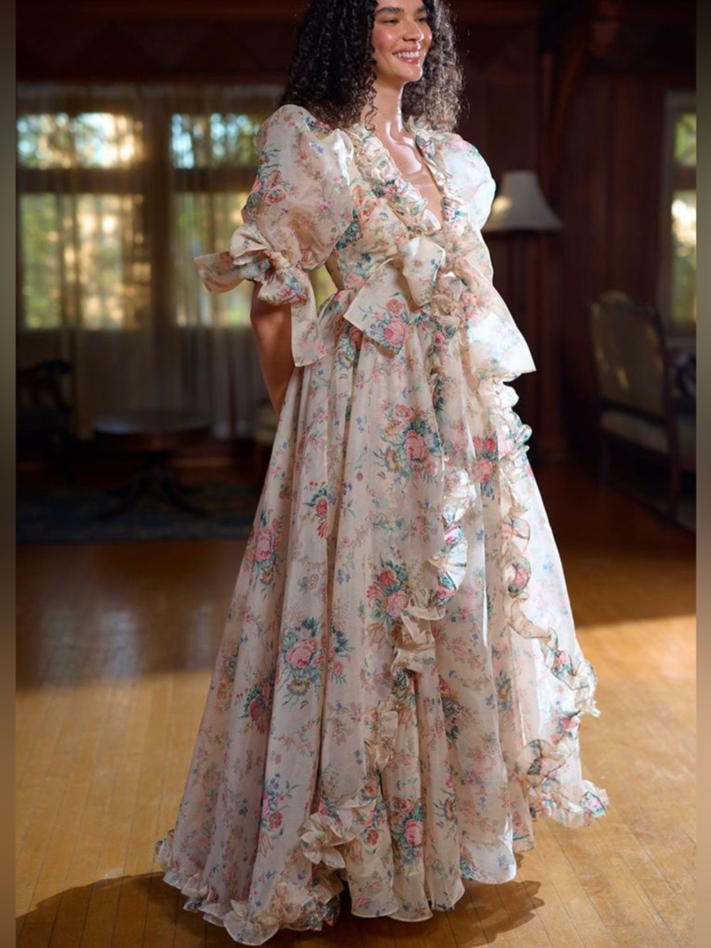 Selkie The Garland Marie Gown - Picture 7 of 8